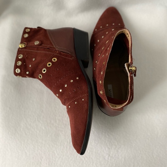Geox Respira European Size 39 Suede Rust Bootie - Picture 7 of 16